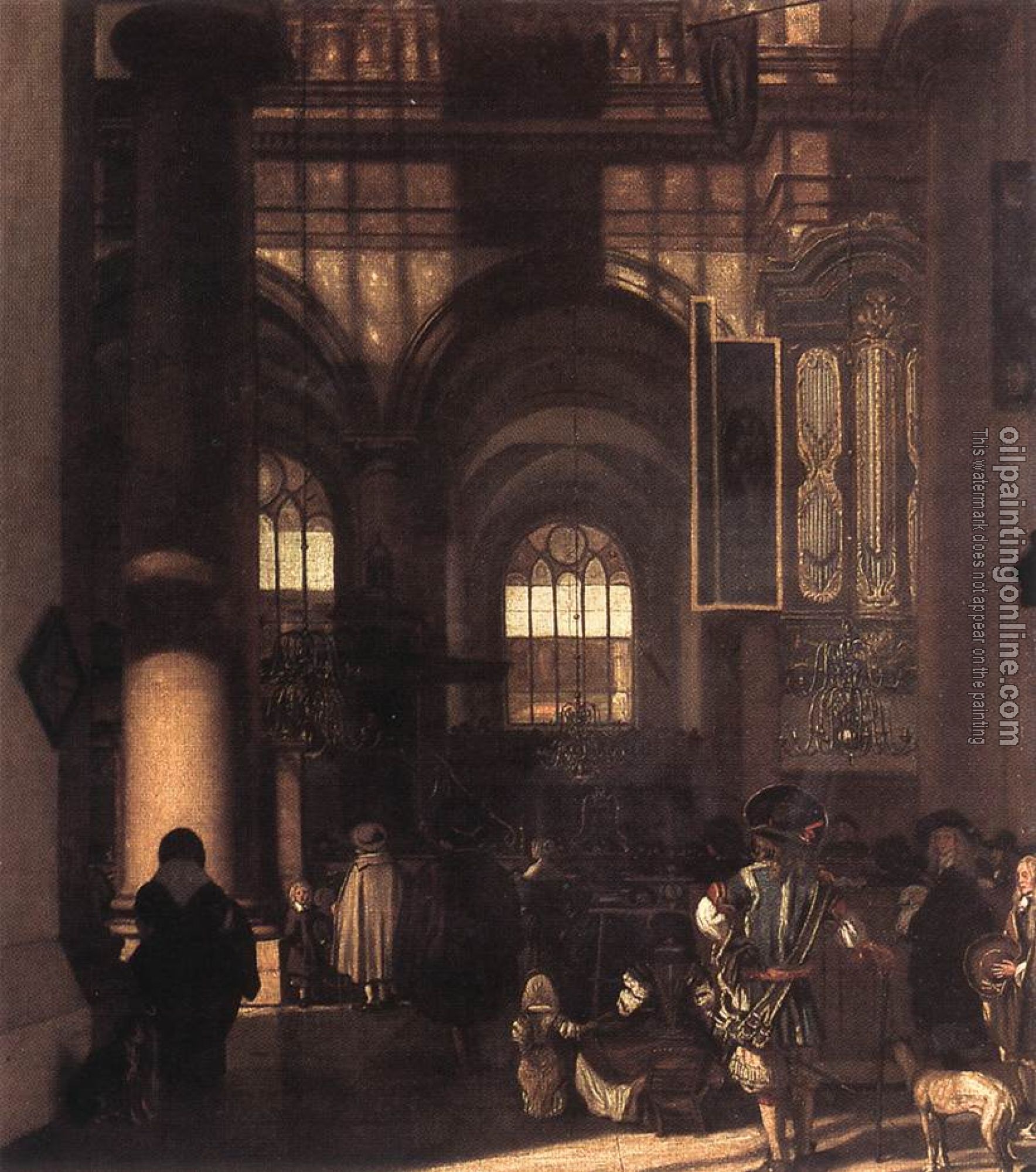 Witte, Emanuel de - Interior of a Church